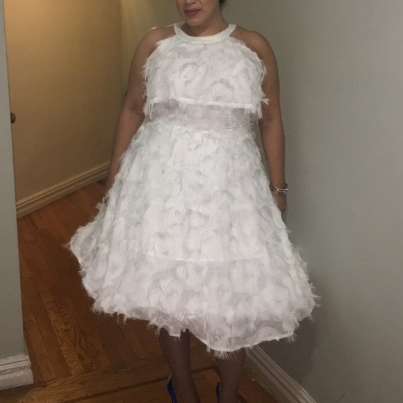 White Flowy Dress - Item#2 - Picture 7 of 8